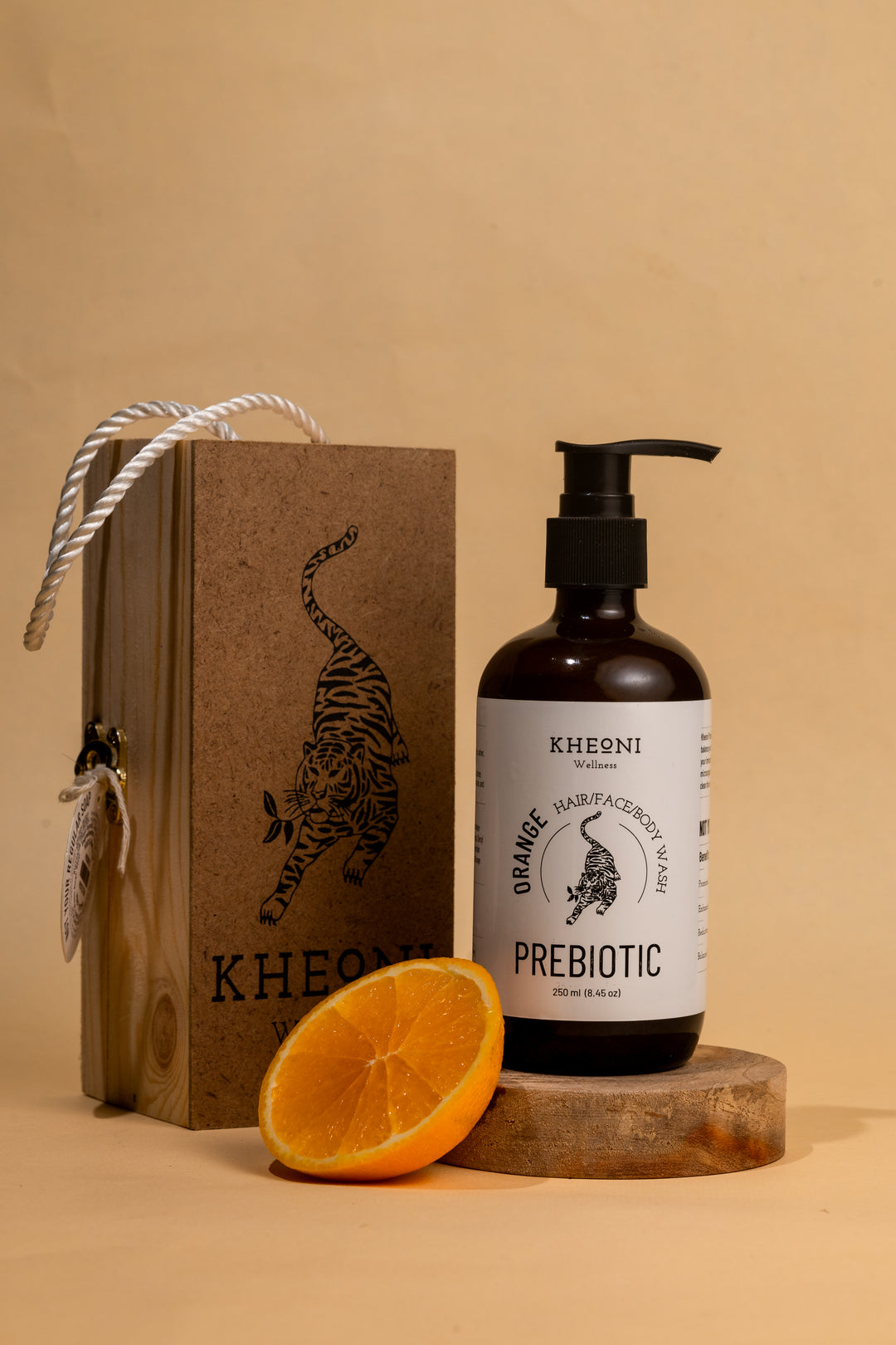Kheoni Prebiotic Orange | 3-in-1 Hair, Face & Body Wash