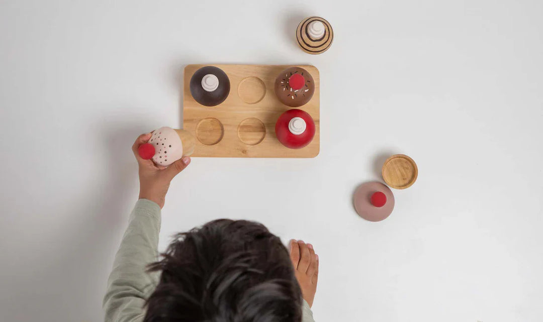 BIRCH & BUG Cupcake PlaySet