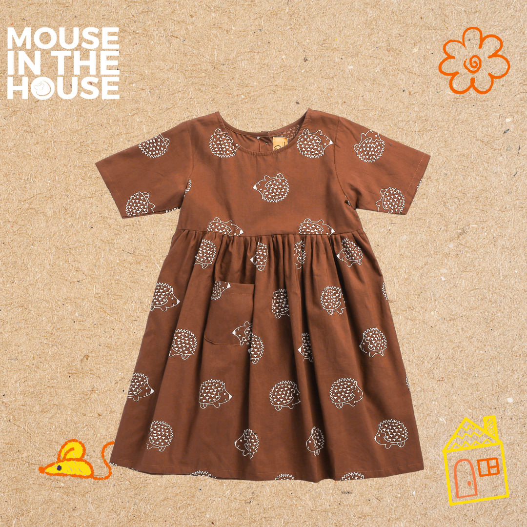 Mouse In The House A Spiky Porcupine - Cotton Dress
