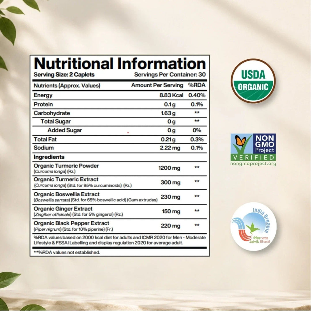 Organic Ashwagandha Caplets