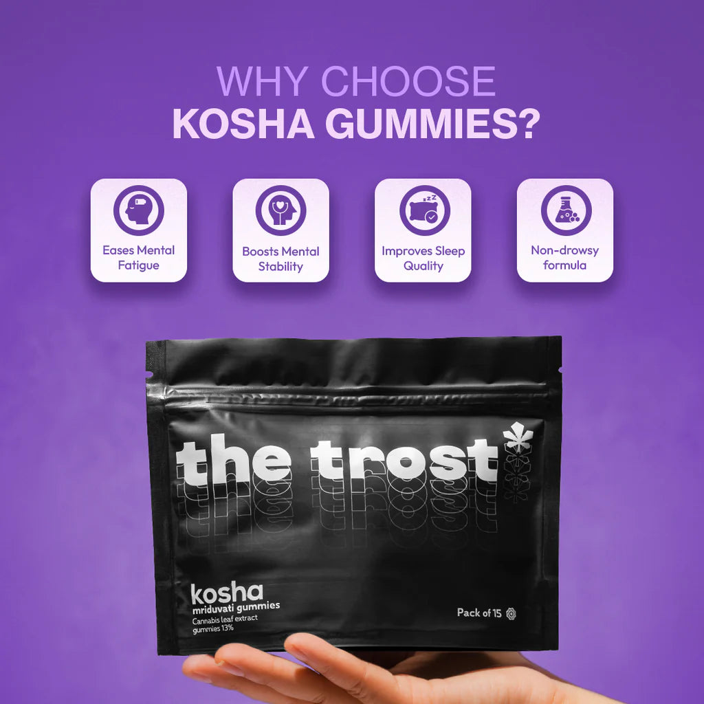 The Trost Kosha Gummies (Mriduvati) - Berry Blast Flavor - 13% Extract