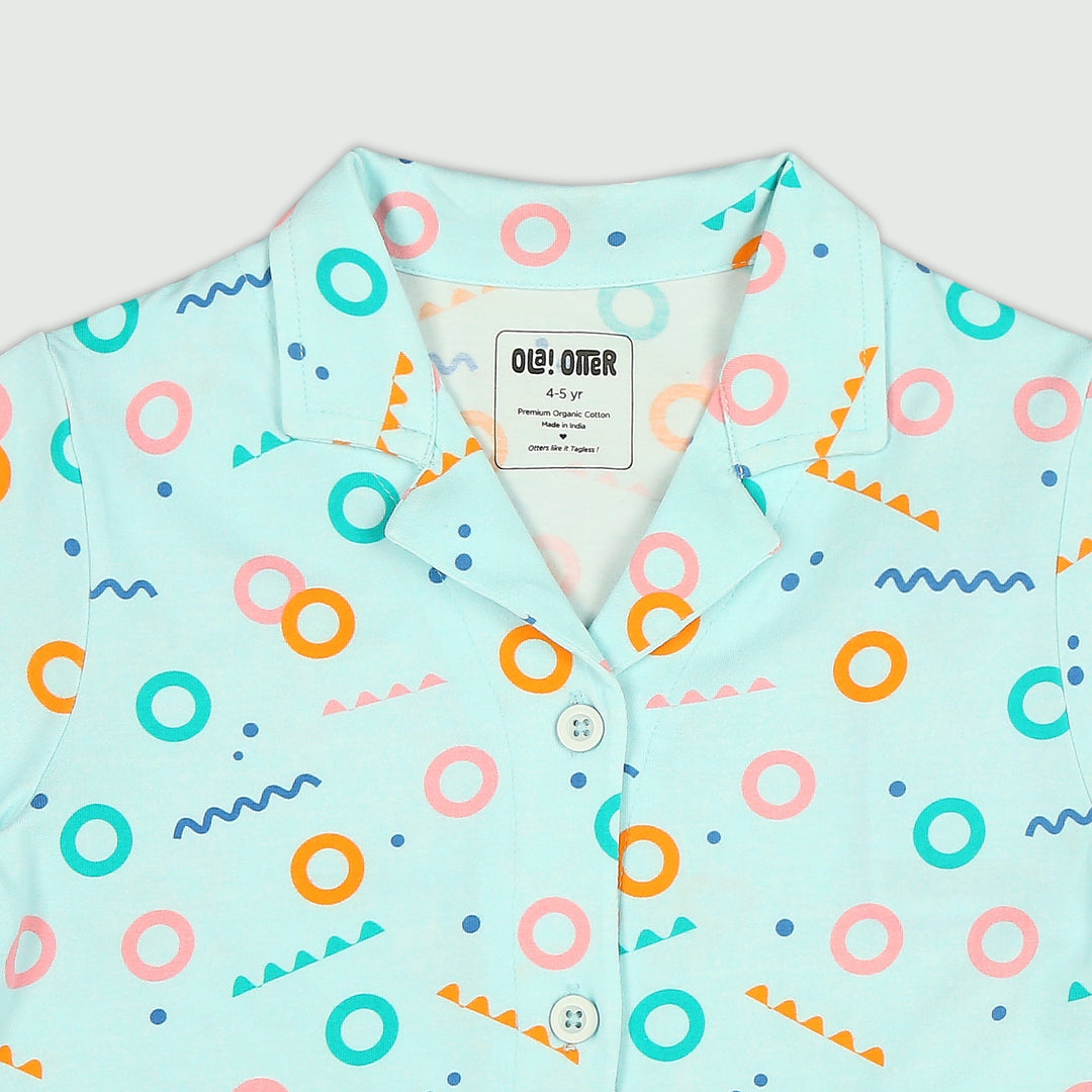 Ola! Otter Half Sleeve Nightsuit