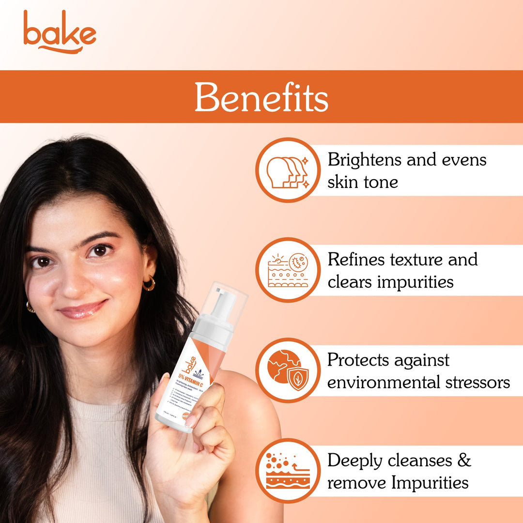 5% Vitamin C Foaming Face Wash with 3% Niacinamide – 100ml