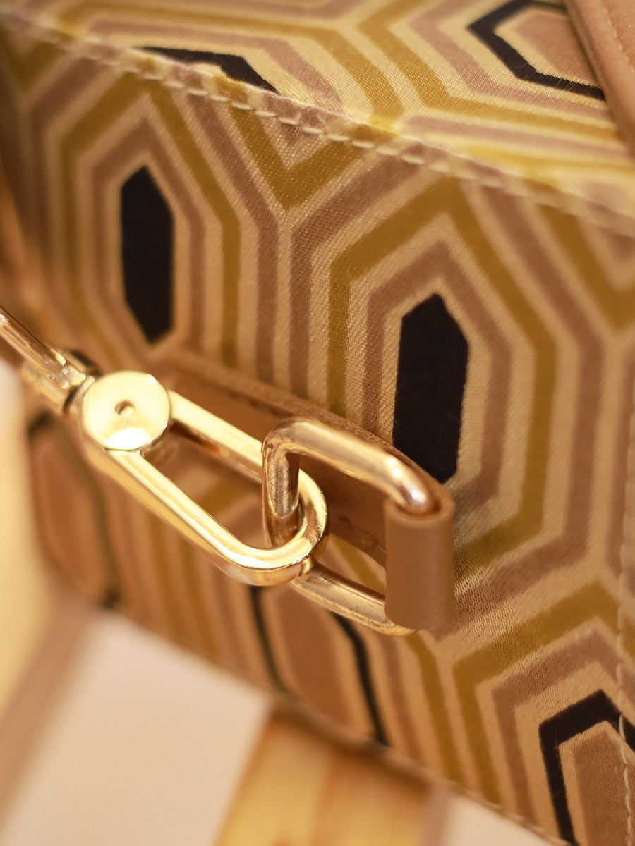 AXTRACT Honeycomb Edgebox - Rectangular Kutchi Handcrafted Bag