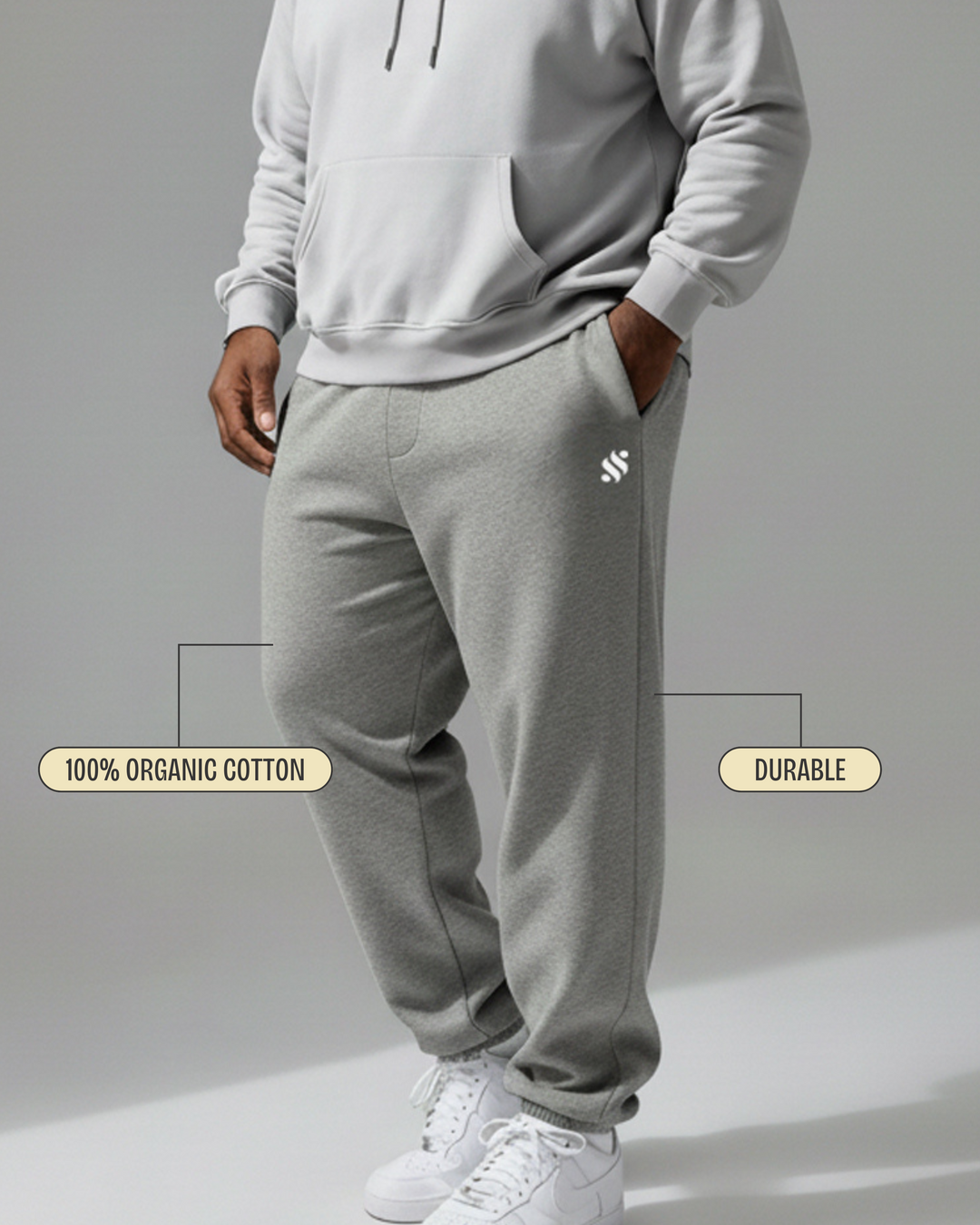 Unisex Organic Cotton Joggers