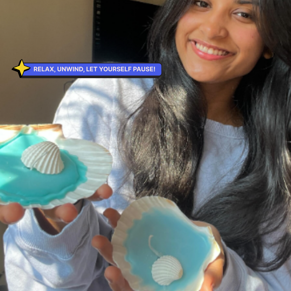 DIY Shell Candle Kit