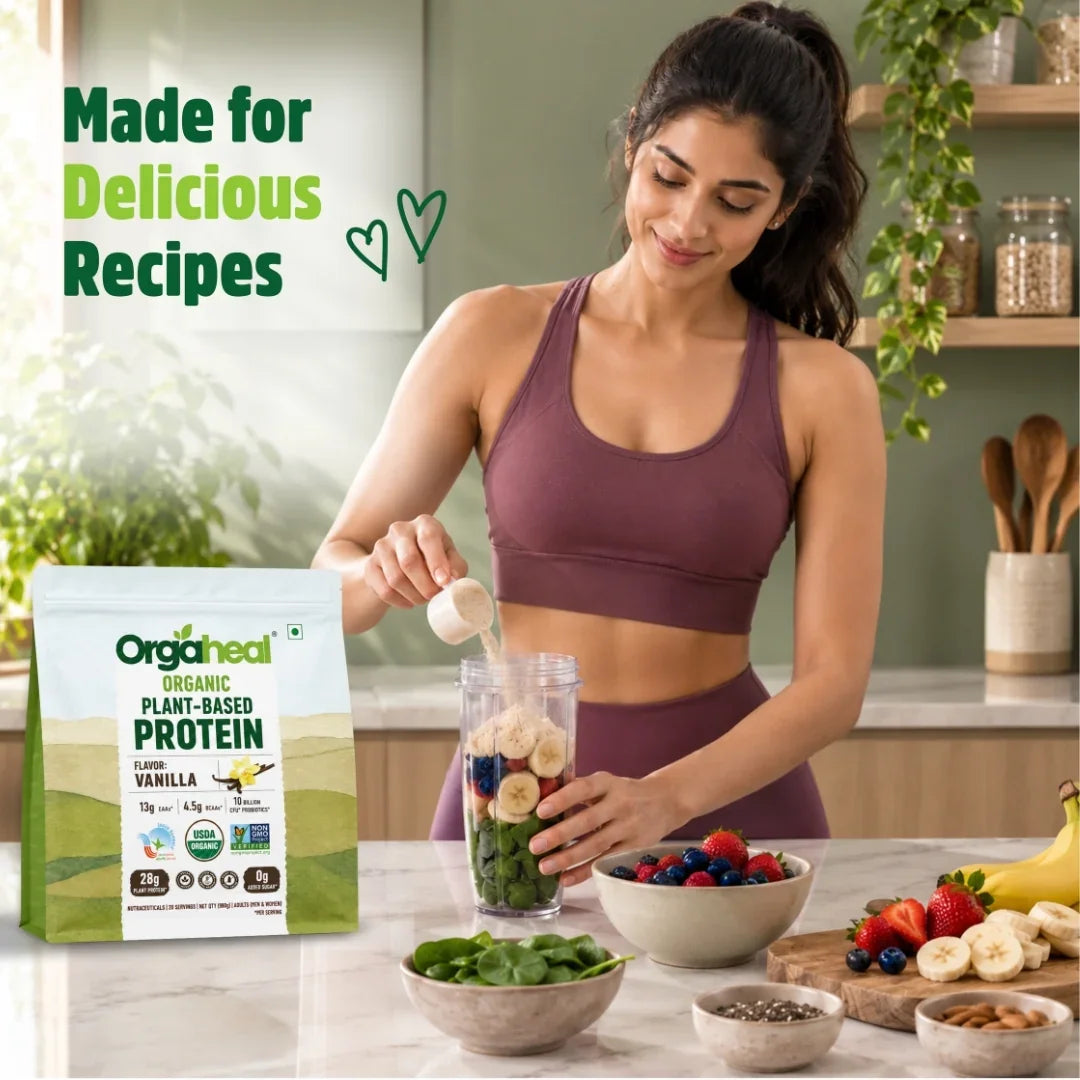 Organic Plant Based Protein Powder Vanilla