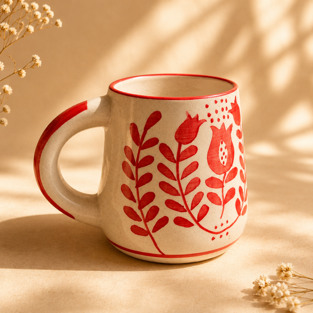 Festive Chai & Glow Mug Gift Box | 2 Mugs & Matka Soy Wax Candle