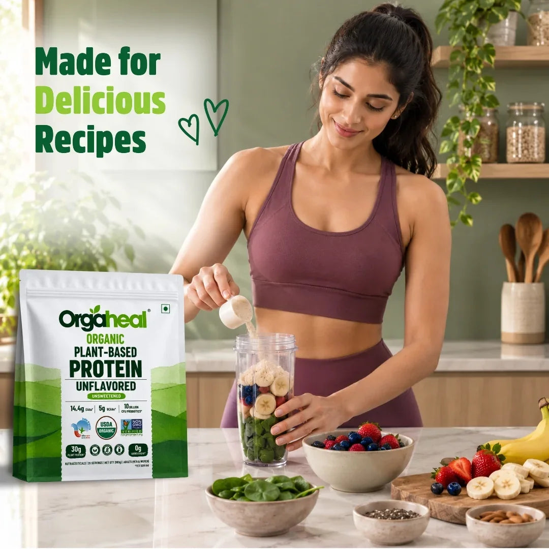 Organic Plant Based Protein Powder Unflavored
