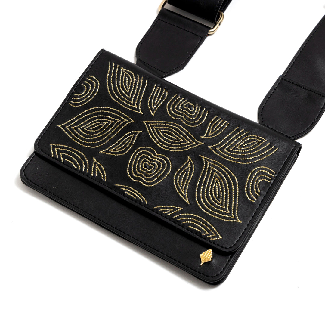 Green Hermitage Lana Vegan Leather Sling Bag