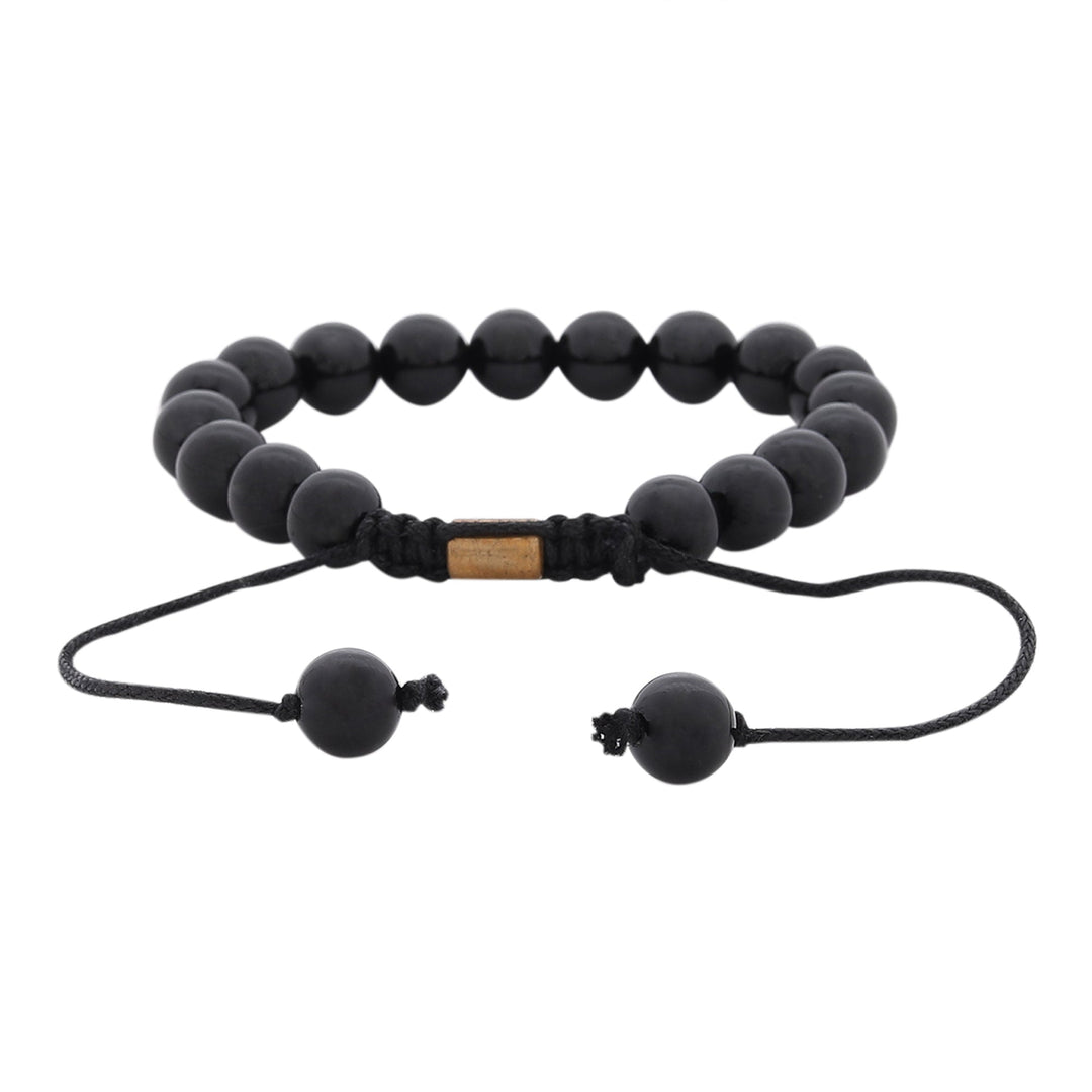 Bamboology Trends Real Black Tourmaline Healing Bracelet For Protection From Negative Energies