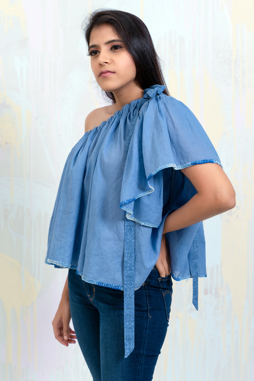 ITIDOR Noorie Blouse - One Shoulder Top