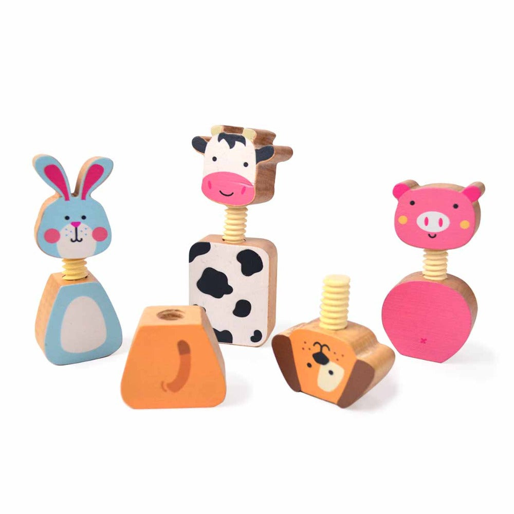 Shumee Farm Animal Twistees - Set of 4