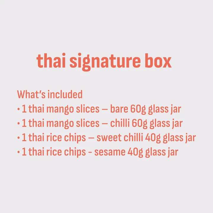 Natch thai signature glass jar box