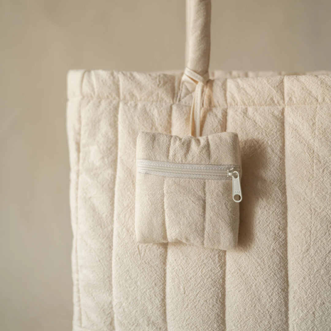 Akiiko Crinkle Stripe Tote Bag
