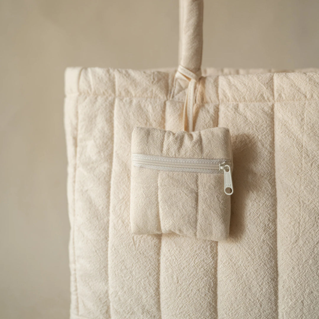 Akiiko Crinkle Stripe Tote Bag