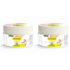 Awenest After-Bite Balm Bye Bye Bite Rash Relief Balm for Babies & Kids | Ayurvedic Natural Soothing Formula with White Turmeric, Eucalyptus, Seabuckthorn | Instant Itch & Redness Relief | Safe, Gentle & Non-Sticky, Does not Stain Clothes – 25g x 2