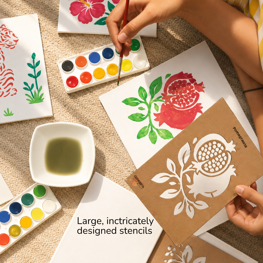 Gubbachhi Stencil Magic Fruits