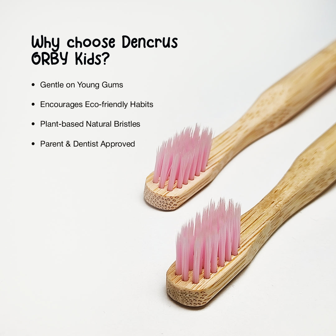 Dencrus Orby Kids Bamboo Toothbrush
