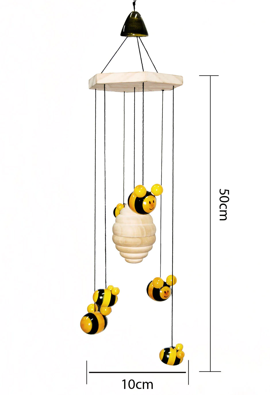 Fairkraft Creations Bee Hive dangler decor | Wooden Home decor