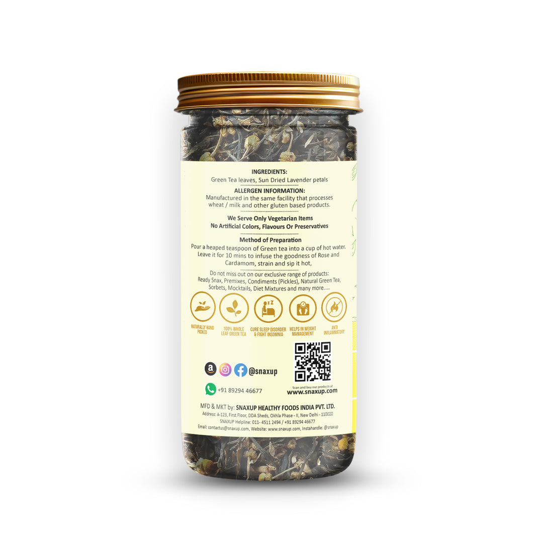 Snaxup Green Tea With Chamomile Tea