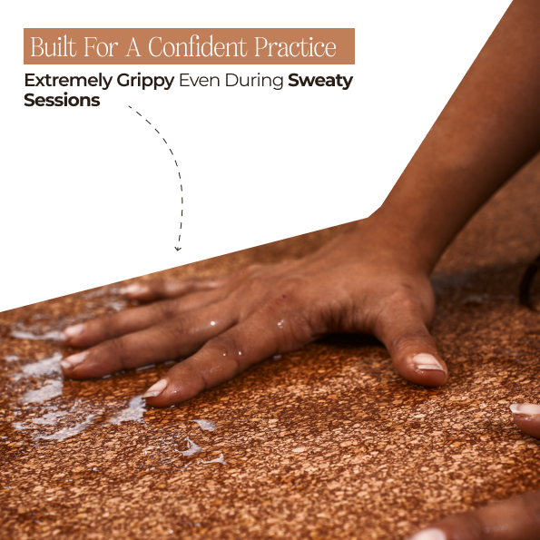 Pose Cork Yoga Mat - Grippiest Mat Ever | Free Carry Bag Include