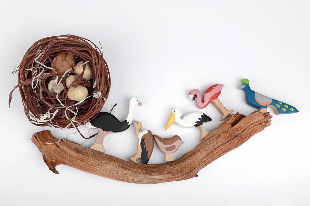 BIRCH & BUG Flock of Birds - Set of 12