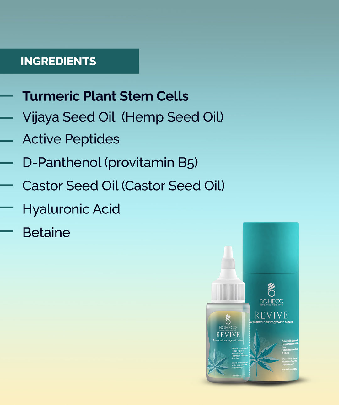 Boheco REVIVE - Advanced Hair Regrowth Serum 50ML