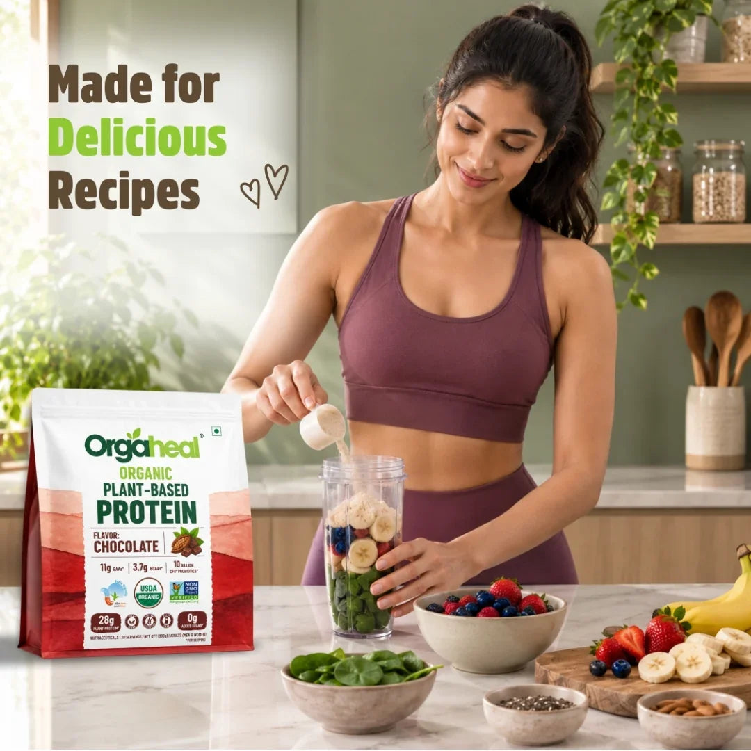 Organic Plant Based Protein Powder Chocolate