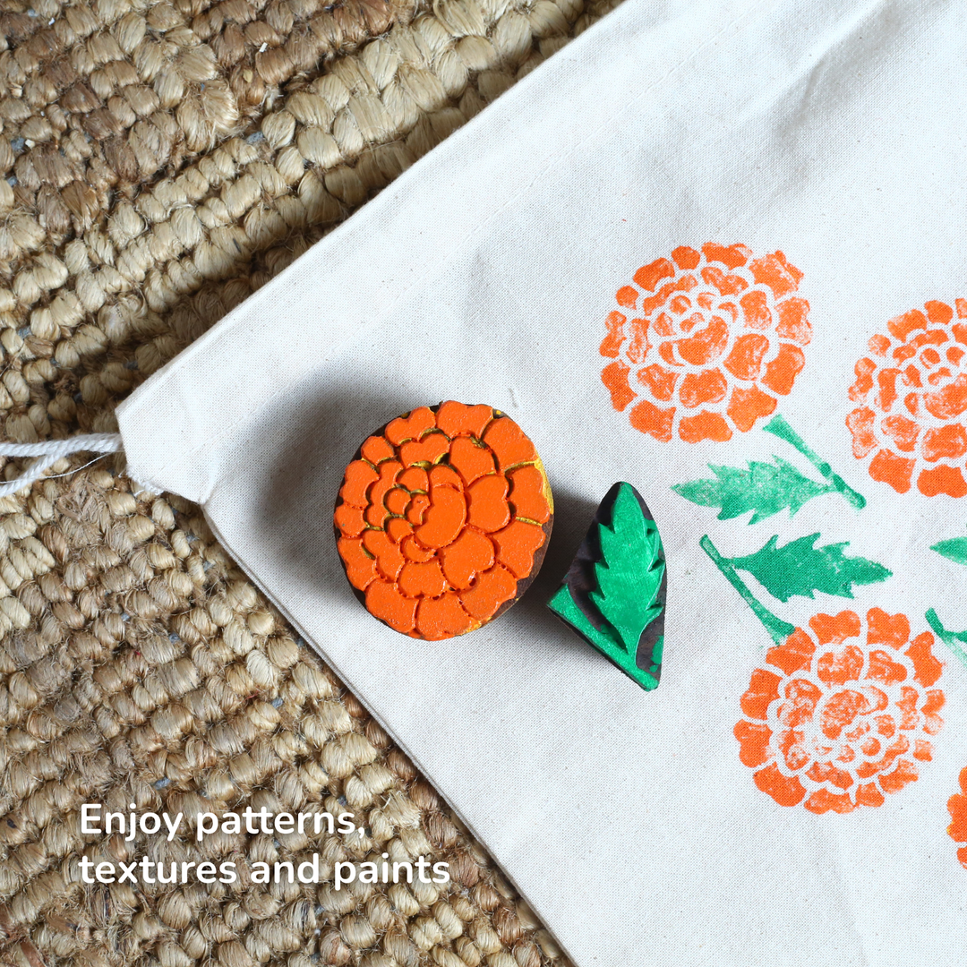 Gubbachhi Stamp art flowers