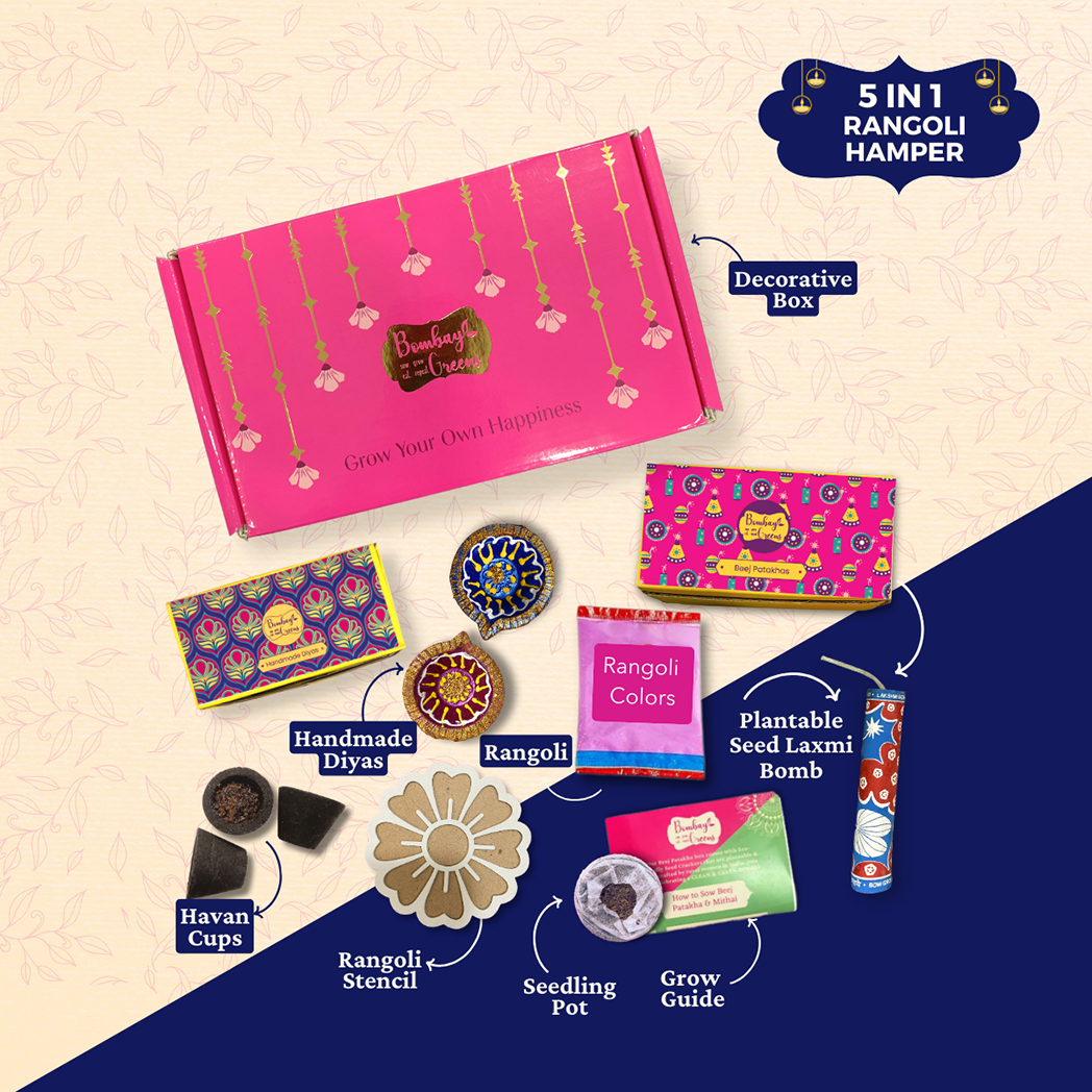 Bombay Greens 5 in 1 Rangoli Hamper