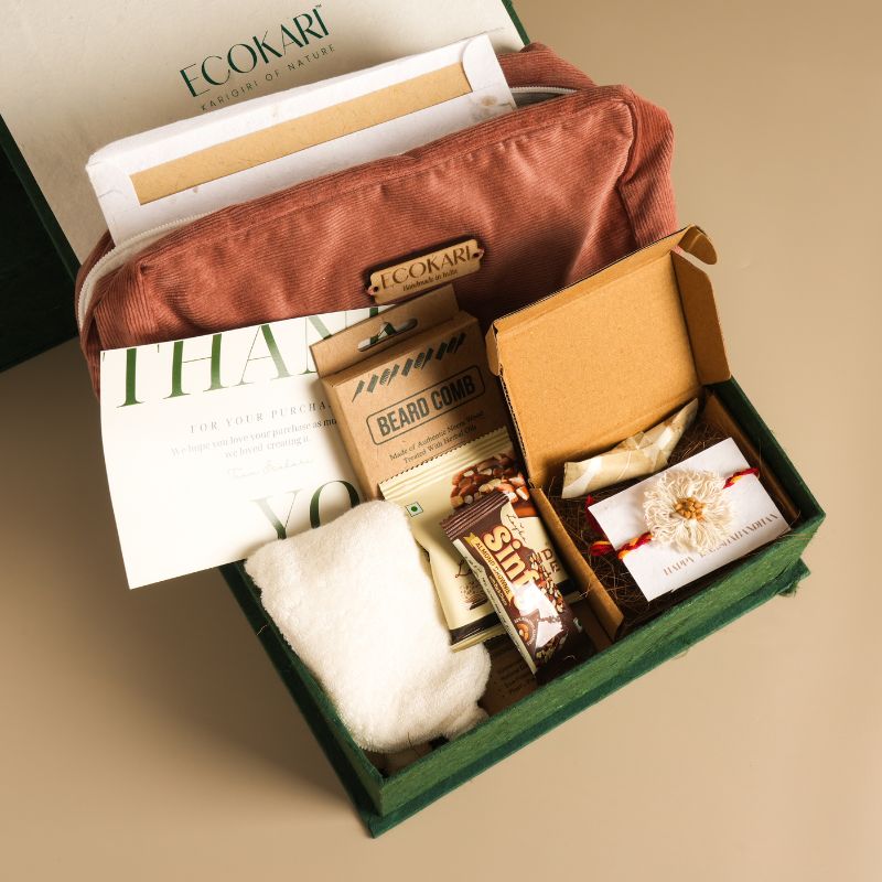 Ecokari Brotherly Bliss Hamper | Eco-Rakhi Box