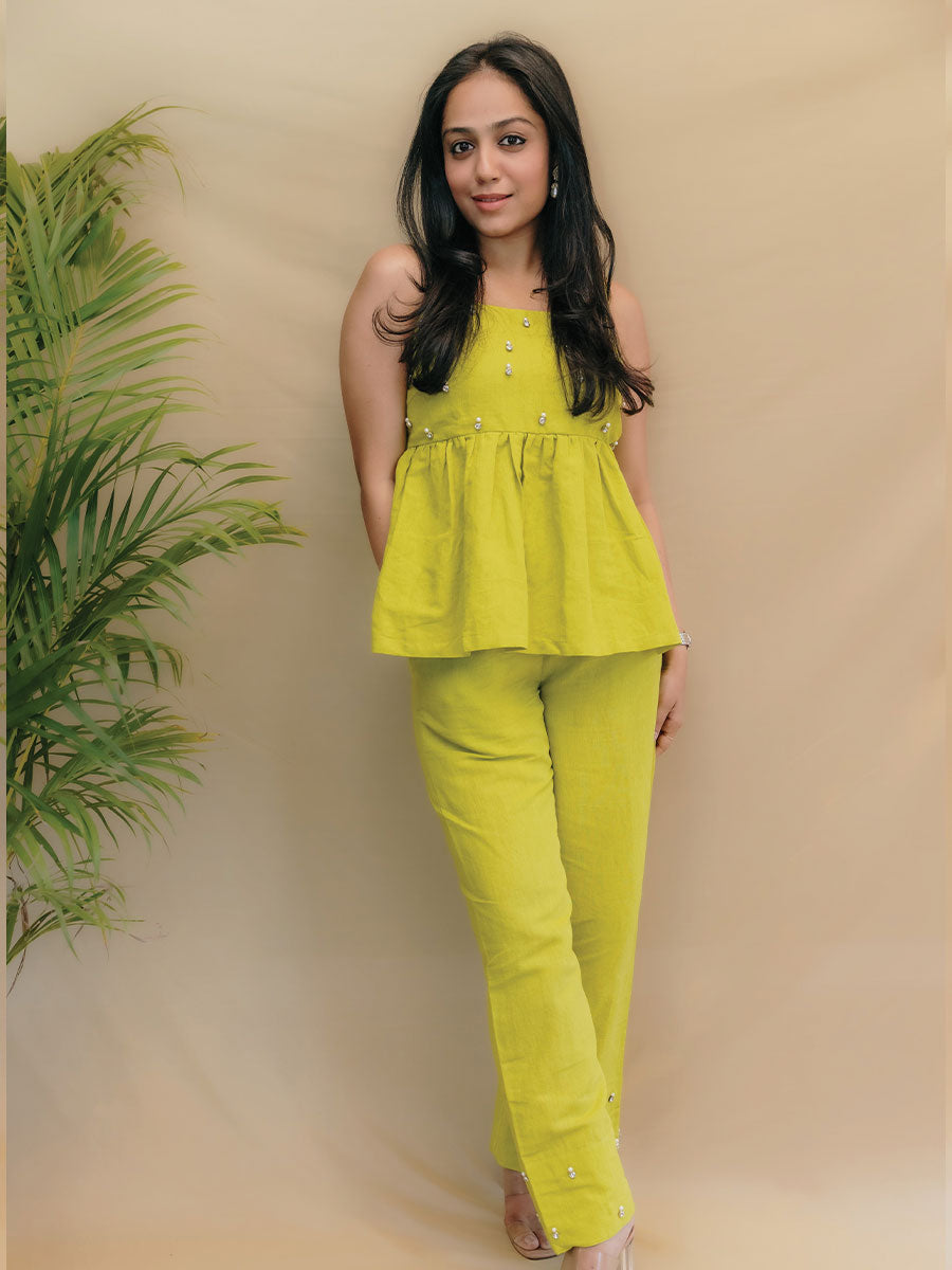 NOOR LINEN CO-ORD SET