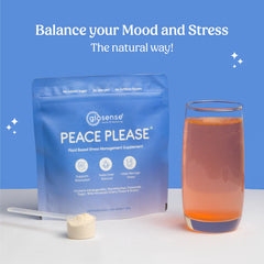 Glosense Peace Please | Calming Herbal Blend for Stress, Focus & Sleep