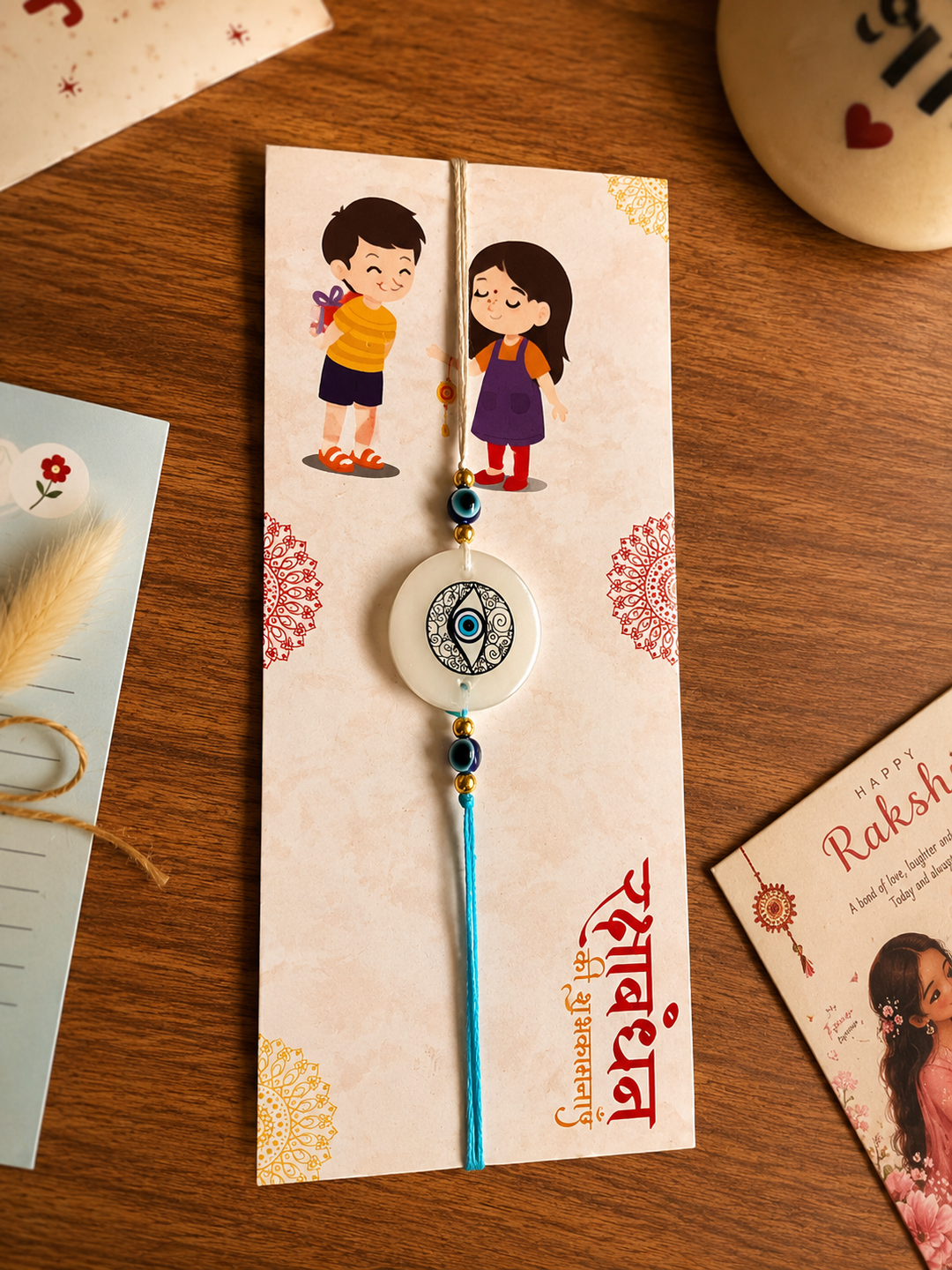 Artecasa Best Bhai Ever Rakhi Box for Brother | Premium Raksha Bandhan Gift Hamper with Bhai Mug, Rakhi, Pooja Essentials, Greeting Card & Personalized Note