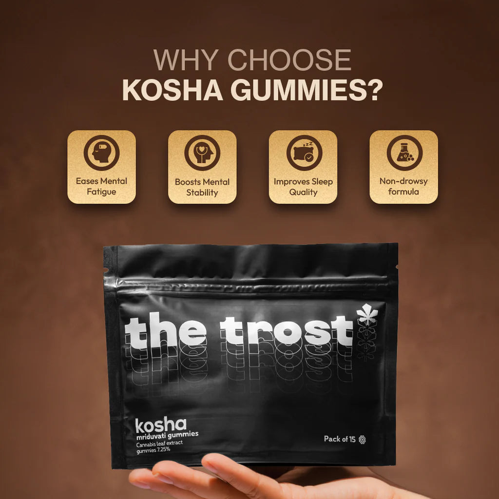 The Trost Kosha Gummies (Mriduvati) - Cola Flavor - 7.25% Extract