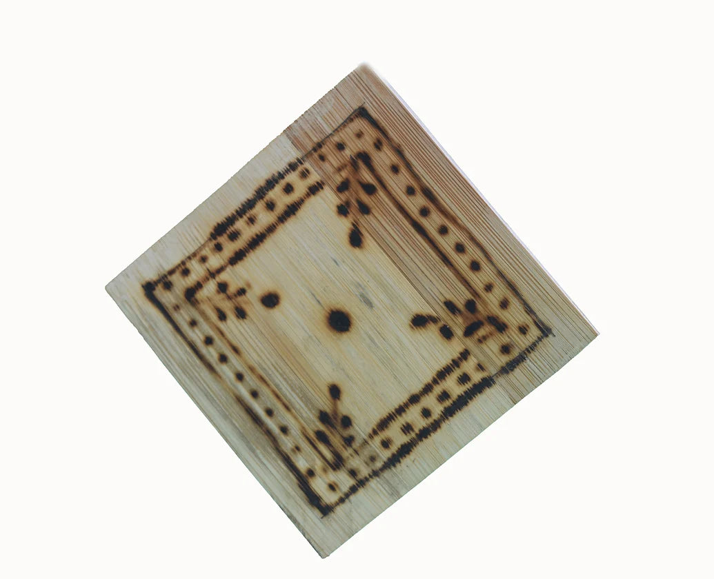 Handmade Bamboo Coasters  - 6 pieces