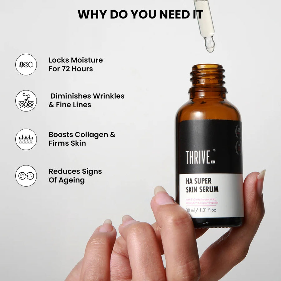 ThriveCo Regenerative 5Kda Hyaluronic Acid Super Serum, 30ml