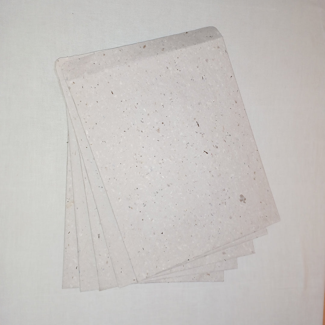 Code Effort A4 Envelopes, Grey | Recycled Paper | Pack of 5