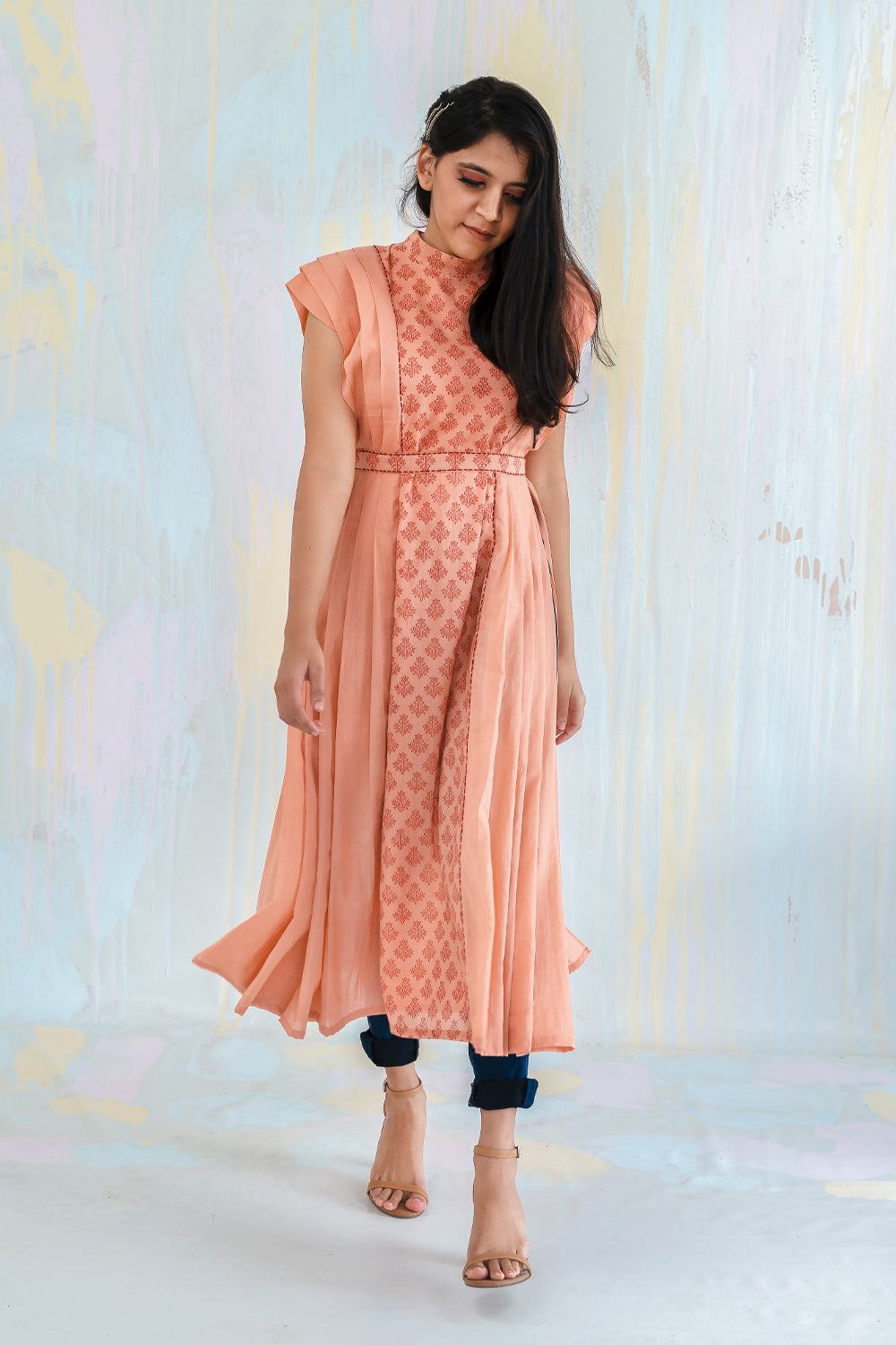 ITIDOR oa Kurti- Pleated Kurti