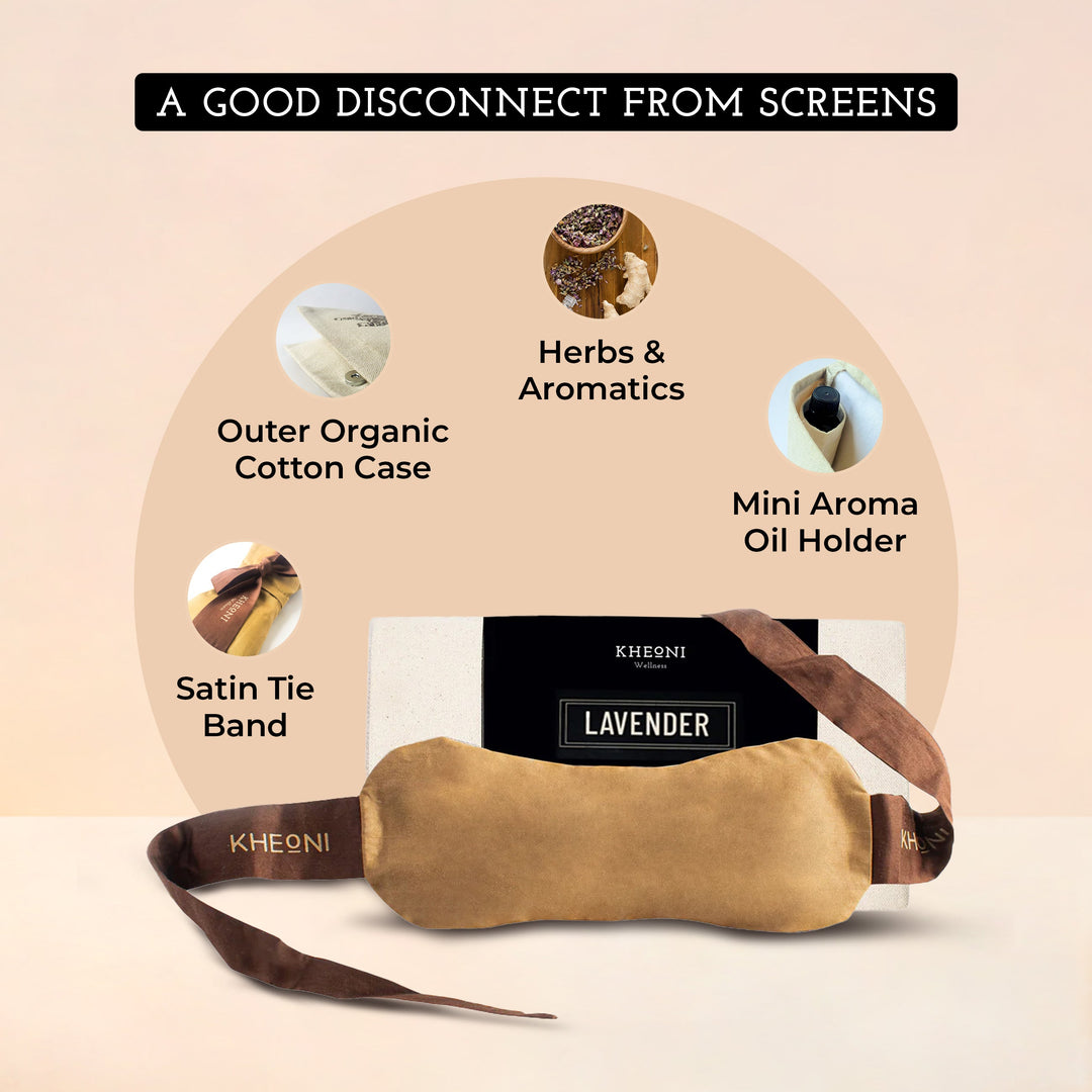 Lavender Eye Pillow | Sleep Eye Mask for Relaxation