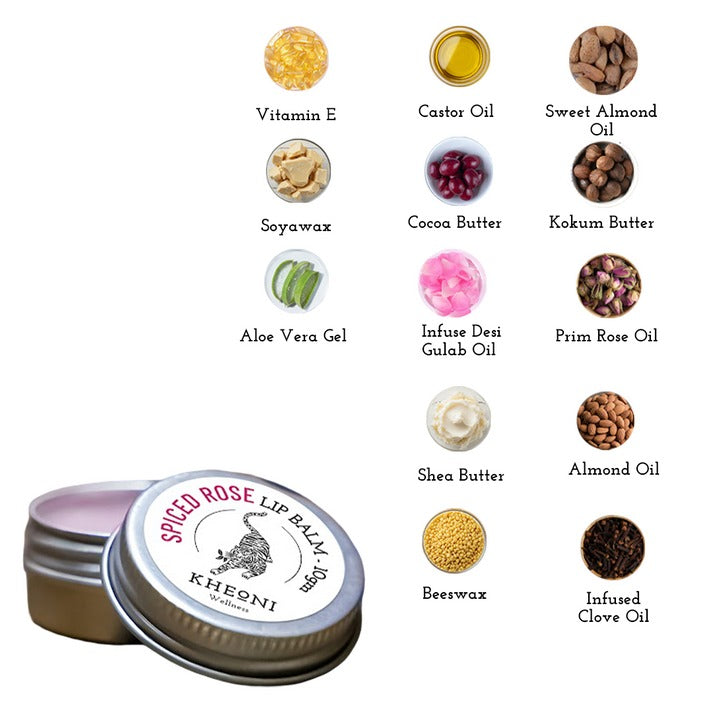 Spiced Rose Lip Balm