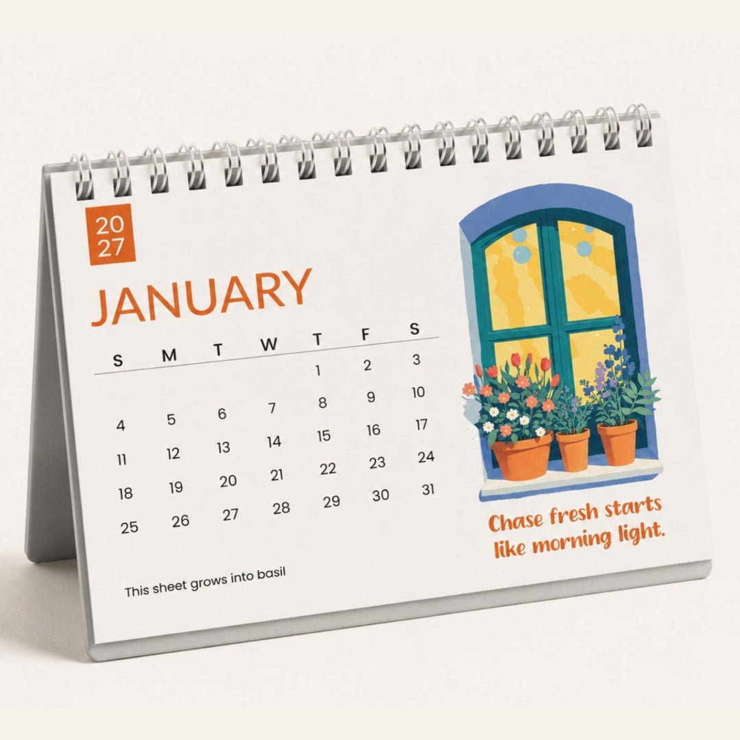 Wellness Plantable Calendar