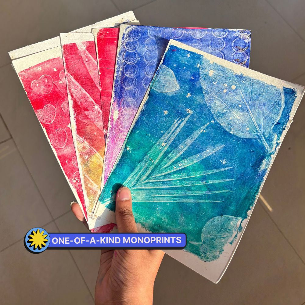 DIY Gel Plate Monoprinting Kit