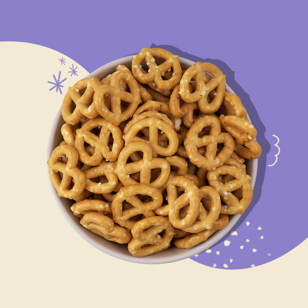 Atom Eats Salted Mini Knots Jar  | (70g Pack X 2) by Atom Eats