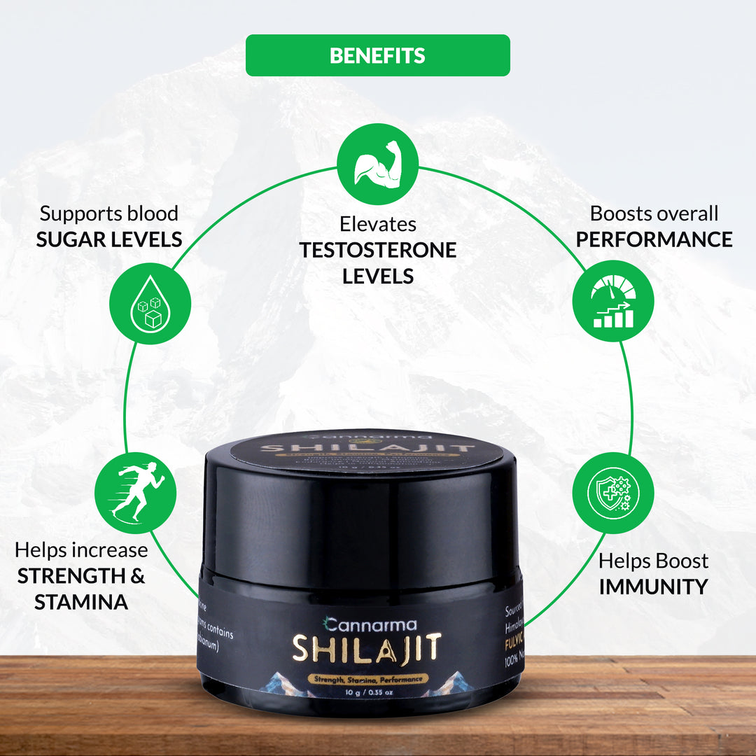 Cannarma Shilajit | Helps in Boosting Stamina | Contains Natural Resin | 100% Ayurvedic (10 g)