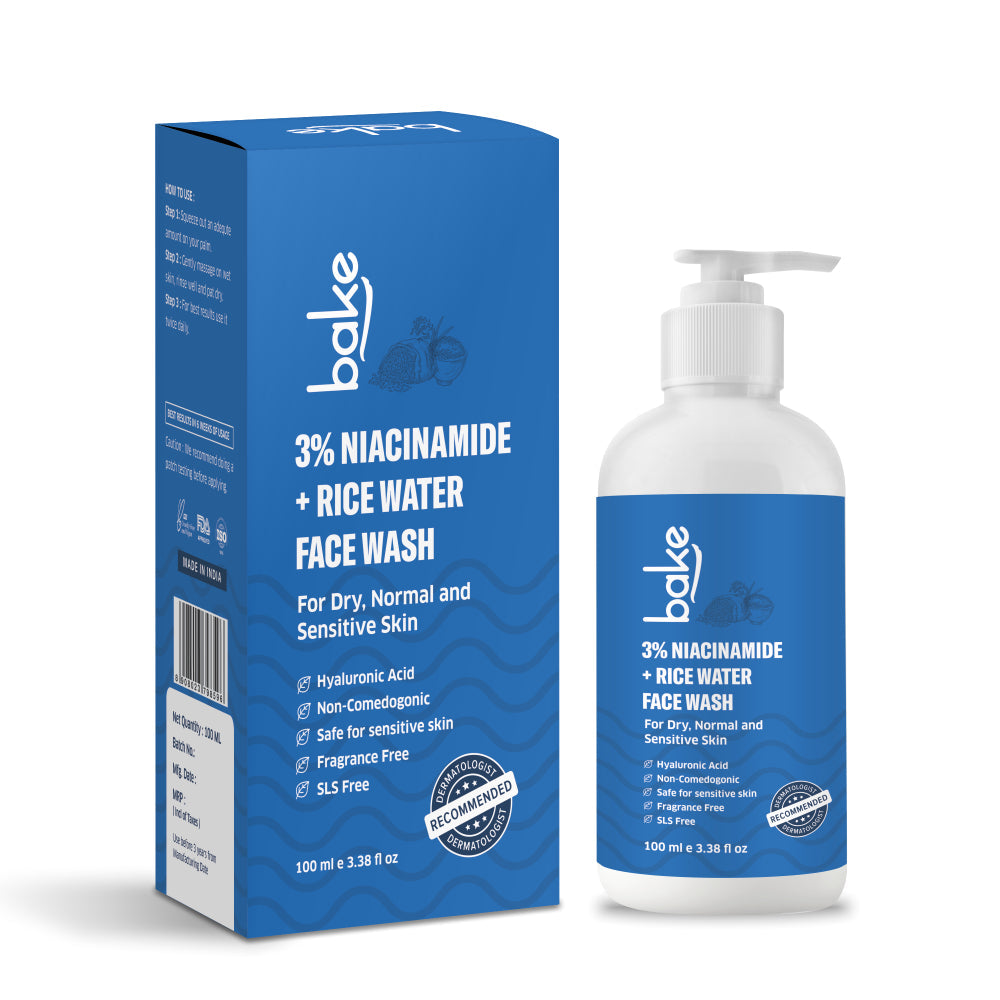 3% Niacinamide Face Wash with Rice Water