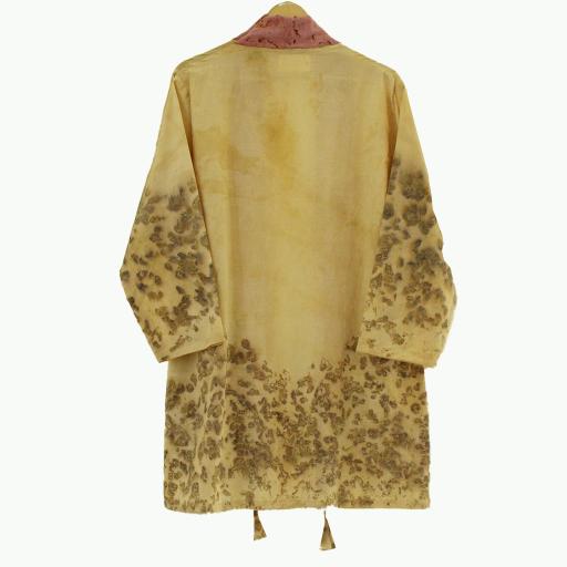 Bageeya "Karma Kaleidoscope" Organic Cambric jacket | Crafted with Sacred Temple Roses and ayurvedic herbs| Detailed with Tassals