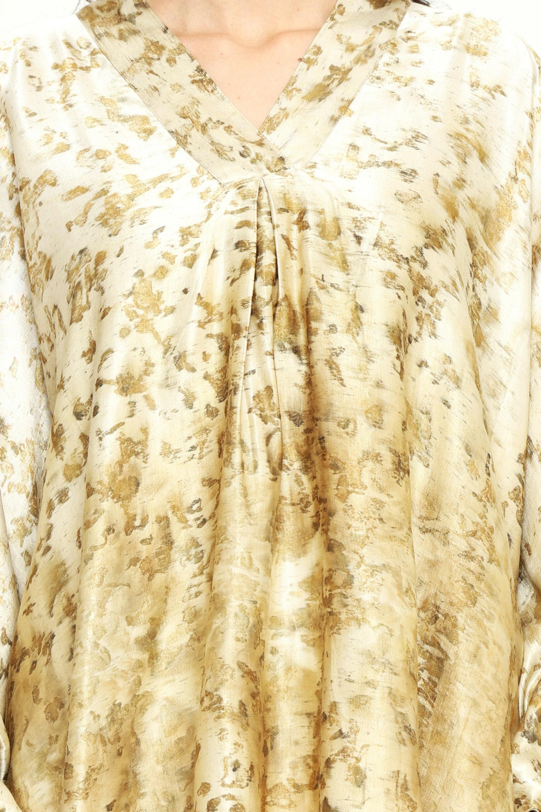 Bageeya " Haru " Handwoven Mashru | Crafted with Rose