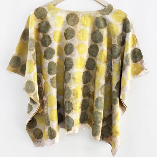 Bageeya "Tumm tumm" Khadi Organic cotton Crop top | Crafted with Harda and Amba Haldi